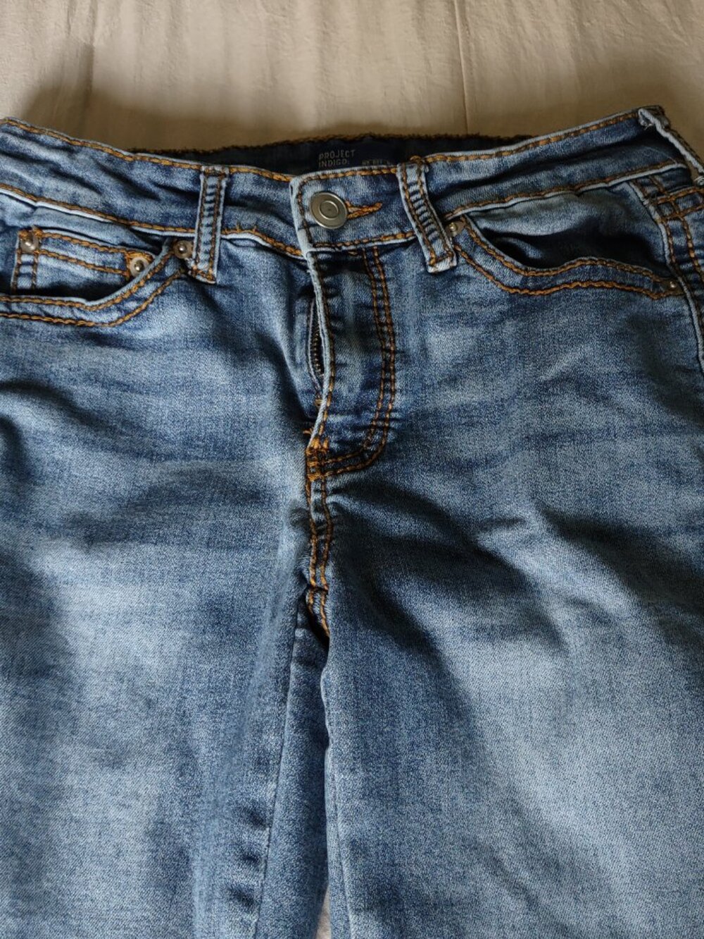 Project Indigo Junior’s Flare Jeans Size 7 - Picture 11 of 15